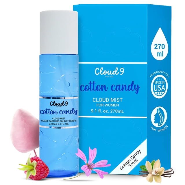 Body Mist Cloud 9, fragancia de algodón de azúcar, 270 ml, para mujer