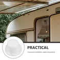 thumbnail image 3 of CUITING 1Set White Plastic RV Roof Vent Cover For Wind and Rain Protection 5.3x5.3x3in, 3 of 8