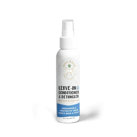 MPC Gold Pet Leave-In Conditioner & Detangler – All-Natural, Paraben-Free, Non-Toxic – Softens Coat, Eases Tangles