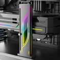 thumbnail image 1 of ARGB GPU Support Bracket, 3PIN 5V Height Adjustable GPU Sag Holder with Magnetic Base, Vertical Video Card GPU Bracket, Light Synchronizatio GPU Brace Support, 1 of 7