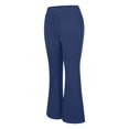 thumbnail image 4 of ZIXKCGDSE Womens Flared Yoga Pants with Pockets High Waisted Flare Leggings Dress Pants Size M, 4 of 4
