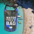 thumbnail image 3 of Waterproof Rucksack Floating Shoulder Bag Lightweight 2L for Sailing Swimming Fishing Beach Hiking Blue, 3 of 8