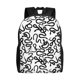 thumbnail image 1 of Fotbe Hand Drawn Snake Mochila de Viaje para Laptop, Mochila Ejecutiva Delgada y Resistente 15.6", 1 of 8