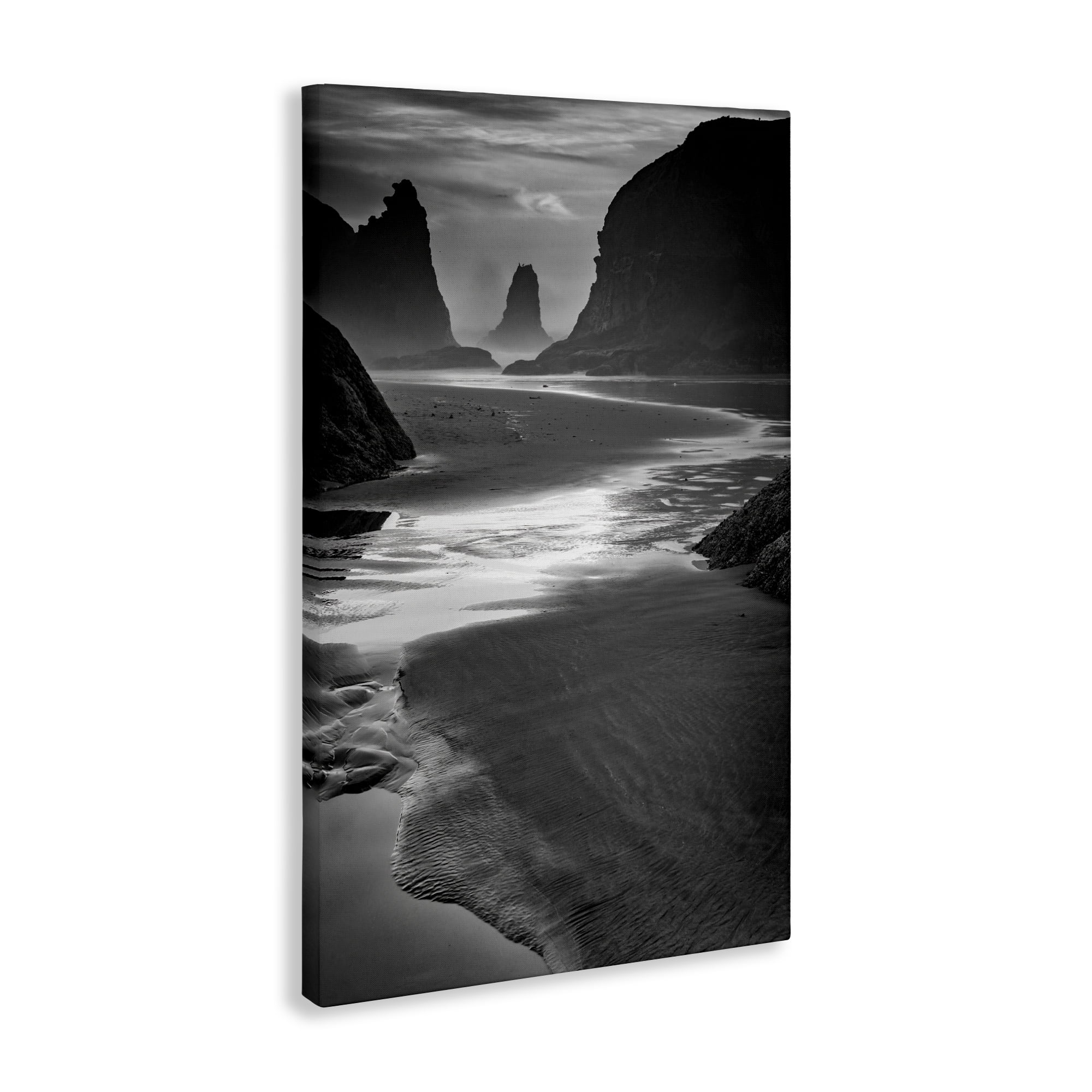 Stupell Industries Last Light On Bandon Beach Canvas Wall Art, design by Rick Berk