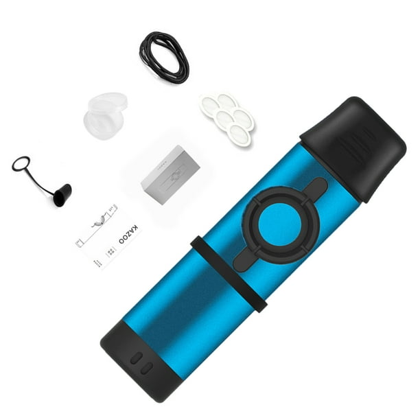 Toystoory Juego de instrumentos Kazoo con materiales de aleación de aluminio de primera calidad Juego de flautas Kazoo de aleación de aluminio Accesorios para instrumentos musicales Azul