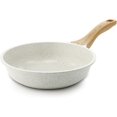 thumbnail image 1 of SENSARTE Juego de utensilios de cocina antiadherentes, sartenes antiadherentes compatibles con inducción de 3 piezas, contiene sartén de 9.5 pulgadas y sartén de 5 cuartos con tapa, mango que se manti, 1 of 4