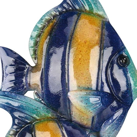 Tropical Fish Wall Hanging 2 Iron Decor Creative Ornament Craft 9 8 Art Marine Life Canada - Tropical Wall Decor Fish Tropical Fish Wall Hanging 2 Iron Decor Creative Ornament Craft 9 8 Art Marine Life Canada - Tropical Wall Decor Fish