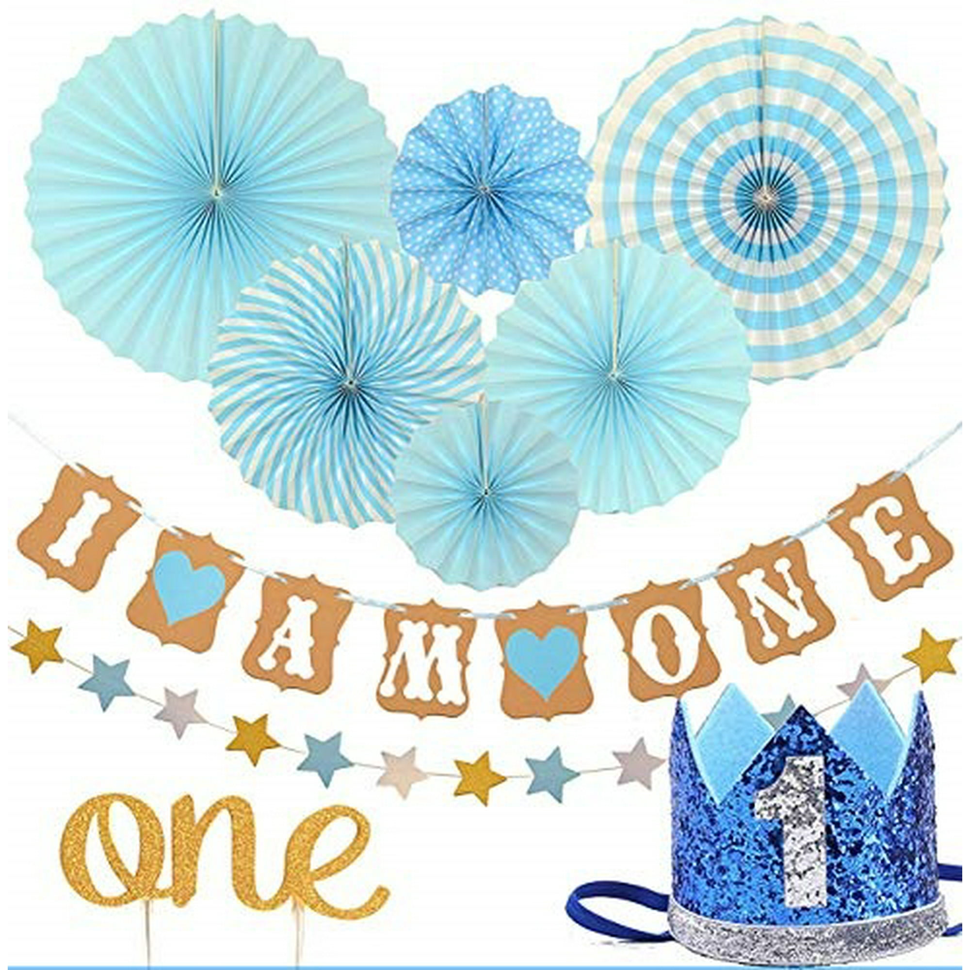 First Birthday Decoration Set For Boy 1st Baby Boy Birthday Party
