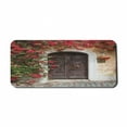 thumbnail image 1 of Moroccan Computer Mouse Pad, Old Wooden Door Surrounded by Flowers European Medieval Entrance Italy, Rectangle Non-Slip Rubber Mousepad X-Large, 35" x 15" Gaming Size, Multicolor, by Ambesonne, 1 of 2