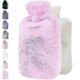 thumbnail image 1 of Botella de agua caliente con funda esponjosa, funda suave de piel sintética de primera calidad, bolsa de agua caliente para noches acogedoras, alivio del dolor, gran regalo, 1 of 5
