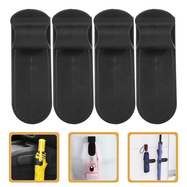 FOMIYES 4Ud Soporte Para De Con Adhesivos Para Almacenaje Negro
