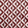 thumbnail image 1 of oneOone Rayon Maroon Fabric Geometric Sewing Craft Projects Fabric Prints By Yard 56 Inch Wide, 1 of 4