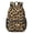 Brown and Beige, variant on Brown and Brown Leopard Print 17" School Backpacks for Teens,Waterproof Oxford Fabric,S-Shape Padded Straps for School,Travel,Hiking,Camping