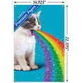 thumbnail image 3 of Avanti - Cat Pukes Rainbow Wall Poster with Push Pins, 14.725" x 22.375", 3 of 4