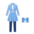 thumbnail image 4 of Blue Halloween Costumes Rise of Red Cosplay 2Pcs, Jumpsuit and Gloves Outfit, Dress-Up Apparel for Anime Themed Party Events, 4 of 8