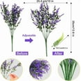 thumbnail image 6 of 10Pcs Artificial Lavender Flower Fake Plant Outdoor Home Yard Garden Party Decor, 6 of 6