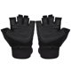 thumbnail image 5 of Levantamiento de pesas Guantes de gimnasio Entrenamiento Fitness Muñequera Entrenamiento Ejercicio Deportes (Negro, L), 5 of 8