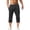 Black, variant on Men's Classic Fit Casual Capris in Soft Cotton for Everyday Summer Comfort and Versatile Styling M Size Khaki