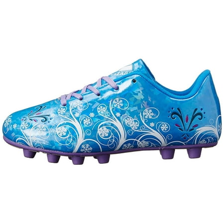 Vizari Frost Firm Ground Soccer Cleats for Kids – Comfortable, Durable, and Stylish Youth Soccer Shoes for Boys and Girls - Blue/Purple, 13.5