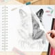 thumbnail image 4 of Rollo de papel de calco ANIKJOY, 45 cm x 27 m, blanco translúcido, 4 of 6