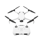 Skyrover S1 4K Drone with Remote Controller, White, Bundle with 64GB UHS-I U3 microSDXC Memory Card, 15.7 Landing Pad and Strobe Anti-Collision Light