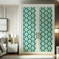 thumbnail image 4 of S4Sassy Peel And Stick Wall Covering, Retro Floral Removable Wallwrap - Green Instant Wall Makeover Mural For Bathroom, Laundry Room, Closet Interior - Self-Adhesive Wallpaper Vinyl -25"X 120", 4 of 7