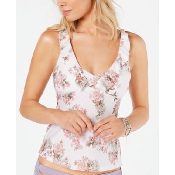 Soluna PISCES Over the Moon Ruffle Tankini Swim Top, US Small