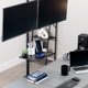 thumbnail image 2 of Soporte de estante VIVO MOUNT-SF13P para TV Cart, color negro, 2 of 9