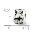 thumbnail image 2 of 925 Sterling Silver Reflections White Enameled Butterfly Bead; for Adults and Teens; for Women and Men, 2 of 2