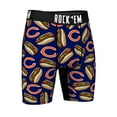 thumbnail image 4 of Men's Rock Em Socks  Navy Chicago Bears Chicago Style Hot Dogs Boxer Briefs, 4 of 4