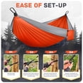 thumbnail image 4 of Hamaca de camping PUPTILY, ligera y portátil, doble nailon, 4 of 7