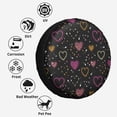 thumbnail image 6 of Kdxio Heart and Stars for Tire Cover Wheel Protectors Tyre Covers Weatherproof Wheel Covers Universal Fit for Trailer Rv SUV Truck Camper Travel Trailers 17 inch, 6 of 8