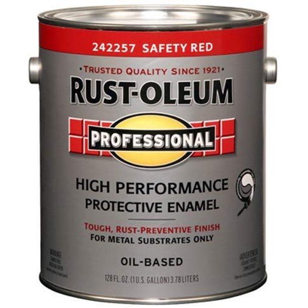RUSTOLEUM 242257 Professional Gallon Safety Red Protective Enamel