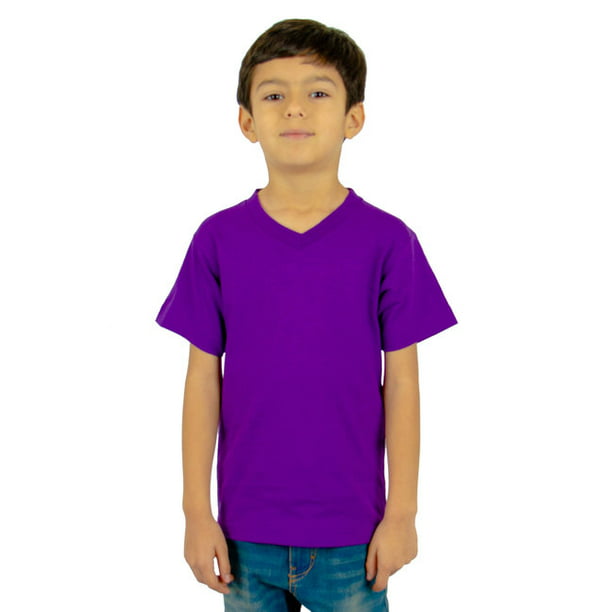 Youth 5.9 V-Neck T-Shirt - PURPLE - XXS - Walmart.com
