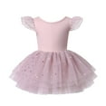 thumbnail image 2 of Afdoent Girls Dance Dress Ballet Practice Tutu Skirt For Performances And Recitals Autumn Training Wear With Flared Design 6-7 Years, 2 of 8