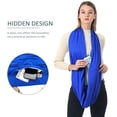 thumbnail image 3 of Pocket Scarf - Infinity Scarf with Hidden Pocket For Women Winter Warm Infinity Scarves Wrap, 3 of 8