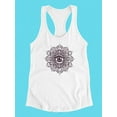 thumbnail image 3 of Mandala With Eye Design Tank Women -Image by Shutterstock, Female Small, 3 of 4
