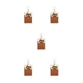thumbnail image 1 of Llavero colgante de cuero Naiovety con bolsillo para tarjetas y llaves, 1 of 6
