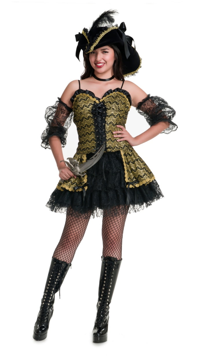 Charades Pearl Beauty Costume Sexy Pirate Costume 5748