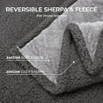 thumbnail image 4 of Waterproof Pet Blanket, Liquid Pee Proof Dog Blankets for Sofa Bed Couch, Reversible Sherpa Fleece Furniture Protector Cover for Small Medium Large Dogs Cats, 4 of 8