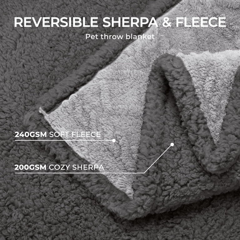 Luciphia Waterproof Pet Blanket, Reversible Sherpa photo 3