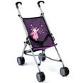 thumbnail image 2 of Bayer Design: Doll Buggy - Purple & Fairy - Play Umbrella Push Stroller, Accessory For Dolls Up To 18", Quick-Fold, Dual Wheels, Seat Belt, Kids 3+, 2 of 10