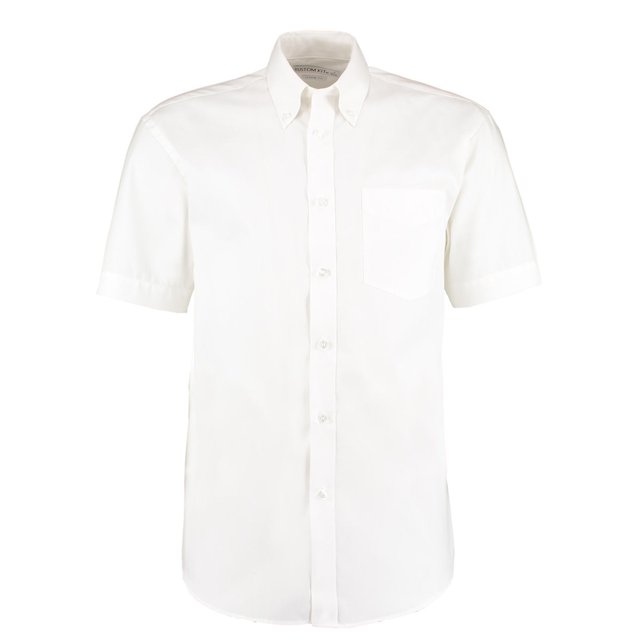 Kustom Kit Mens Oxford Short-Sleeved Formal Shirt