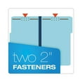 thumbnail image 3 of Heavy-Duty Pressboard Folders with Embossed Fasteners Legal Size, Blue, 25/Box, 3 of 7