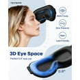 thumbnail image 5 of FSA HSA Eligible 3D Gel Cooling Sleep Mask: Cold Compress eye mask for Migraines, Weighted Blackout Eye Mask with Zero Pressure, Soothing Headache, Long Flights Travel, Nighttime & Stress Relief, 5 of 10