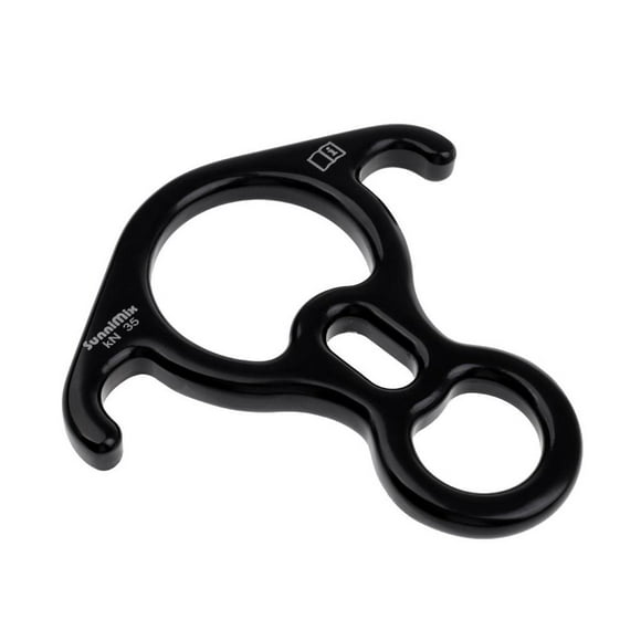 35KN Large Rope Descender Belay Device Rock Climbing Rappelling Dance Canyoning Gear Equipment