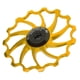 thumbnail image 4 of Polea Guía De Bicicleta, Rueda Guía De Alta Lubricidad Ligera 15T Para Bicicletas OTVIAP Oro, 4 of 8