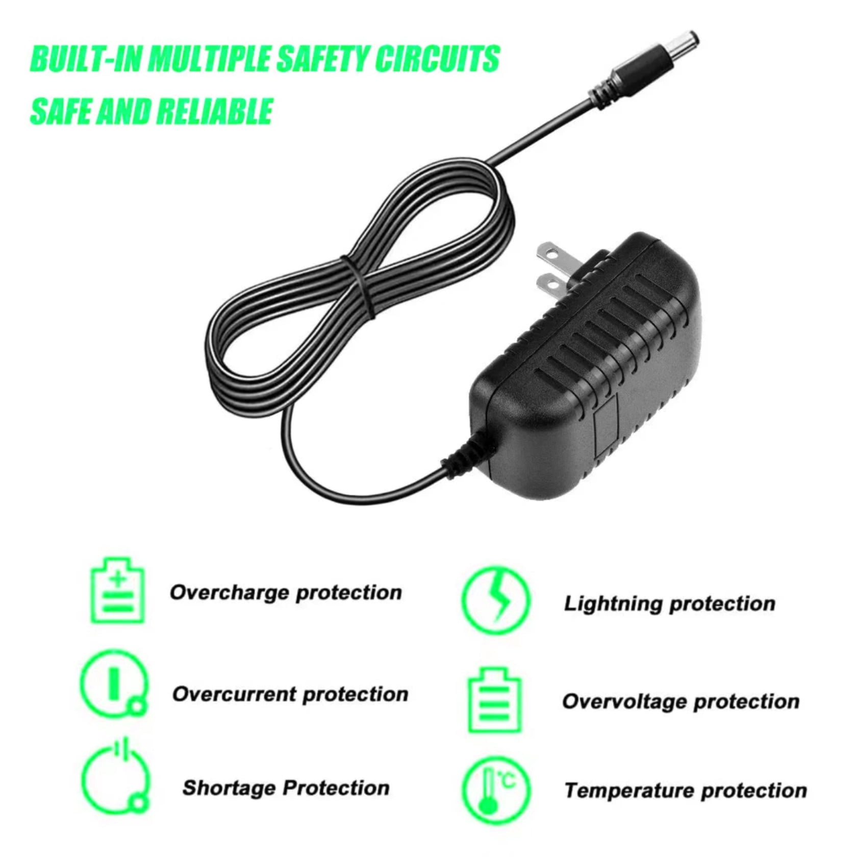 FITE ON AC/DC Adapter Power Supply Compatible with Crane Scale LP7510B Weighing Indicator WT0901200