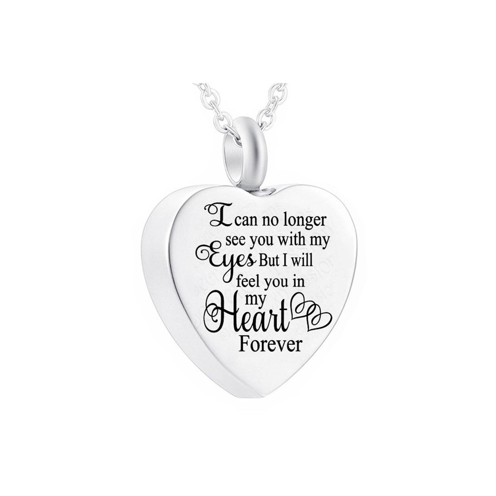 Necklace Ashes Holder Memorial Jewelry Keepsake Pendant Necklace