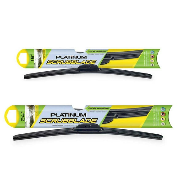 For Toyota Sienna Jeep Compass Scrubblade Platinum Wiper Blade Set - BuyAutoParts